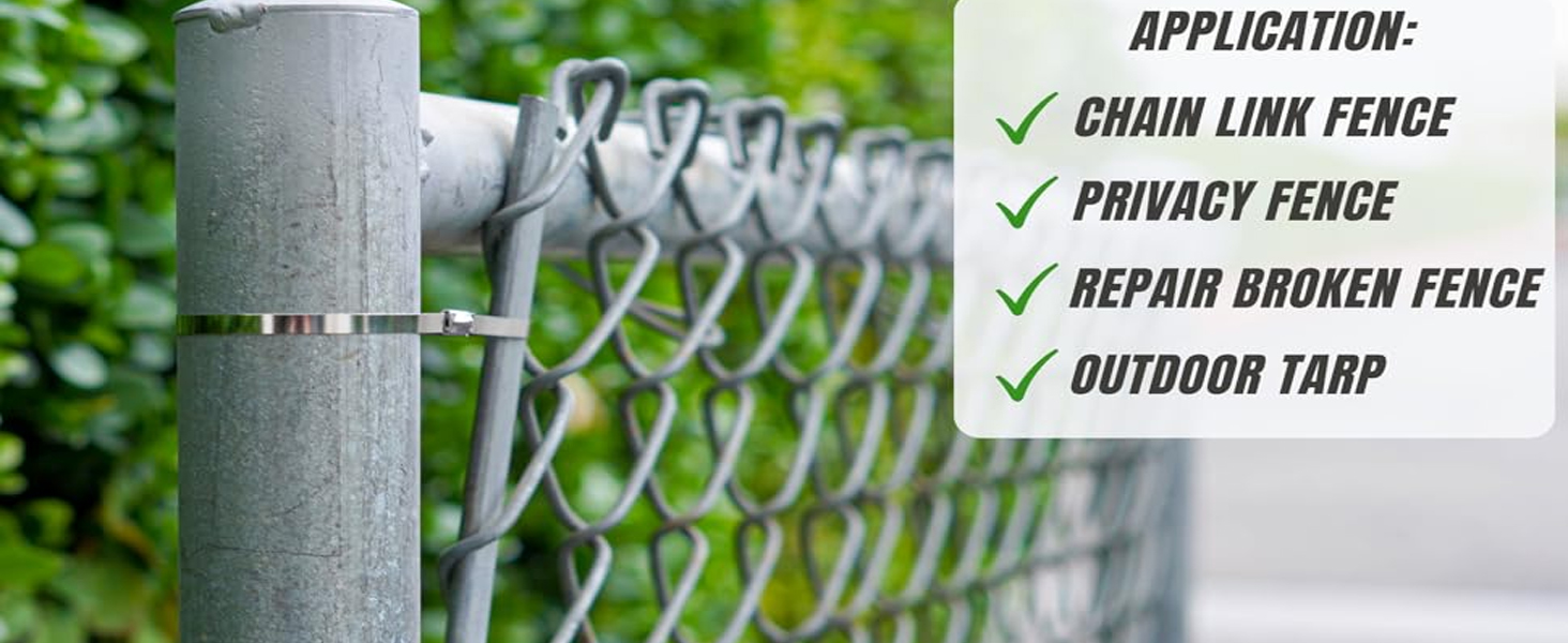Metal Cable Zip Ties Heavy Duty 7.8 Inch, Premium Stainless Steel Multi-purpose Self-locking Cable Ties Suitable in machinery, vehicles, farms, pipes, roofs,cables, Outdoor binding, 25 Pcs