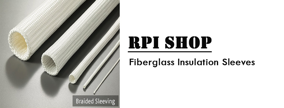 Rpi shop - 10mm Fiberglass Insulation Sleeves, silicone coated, Wire sleeve, sleeve for good wire protection 1 Meter