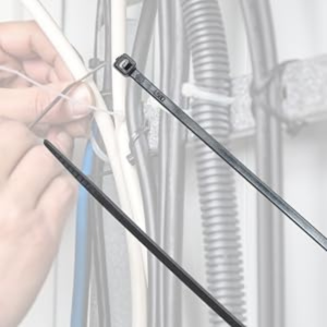 Hi-Plasst 16 Inch Cable Ties (400mm x 4.8mm) – Durable Nylon Zip Ties for Industrial, Home, and Garden – 100 Pcs