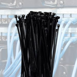 Hi-Plasst 16 Inch Cable Ties (400mm x 4.8mm) – Durable Nylon Zip Ties for Industrial, Home, and Garden – 100 Pcs