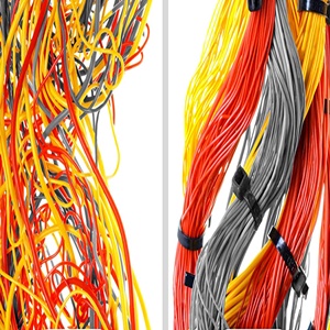 SCHOFIC Cable Zip Ties Heavy Duty 368 MM [SIZE 14.5 INCH], Ultra Strong Plastic [POLYAMIDE] Wire Ties with 49 Pounds Tensile Strength, Nylon Tie Wraps with 4.8 MM Width (25, Color May Vary)
