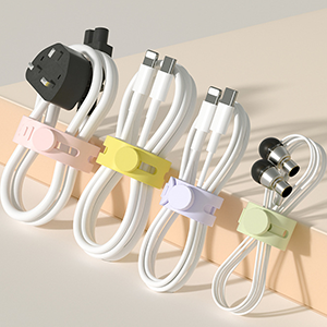 Verilux® 20Pcs Adjustable Cable Organisers, 5.12 inches Wire Organiser