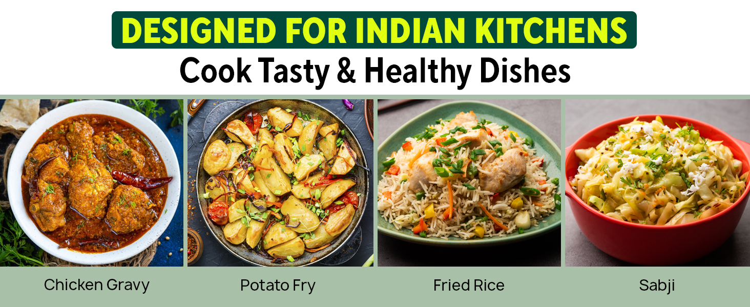 The Indus Valley Super Smooth Cast Iron Kadai | Medium, 25.4cm/10 inch, 2.5Ltr, 2.4kg | Nonstick, Pre-Seasoned Kadhai, 100% Pure & Toxin-Free, No Chemical Coating