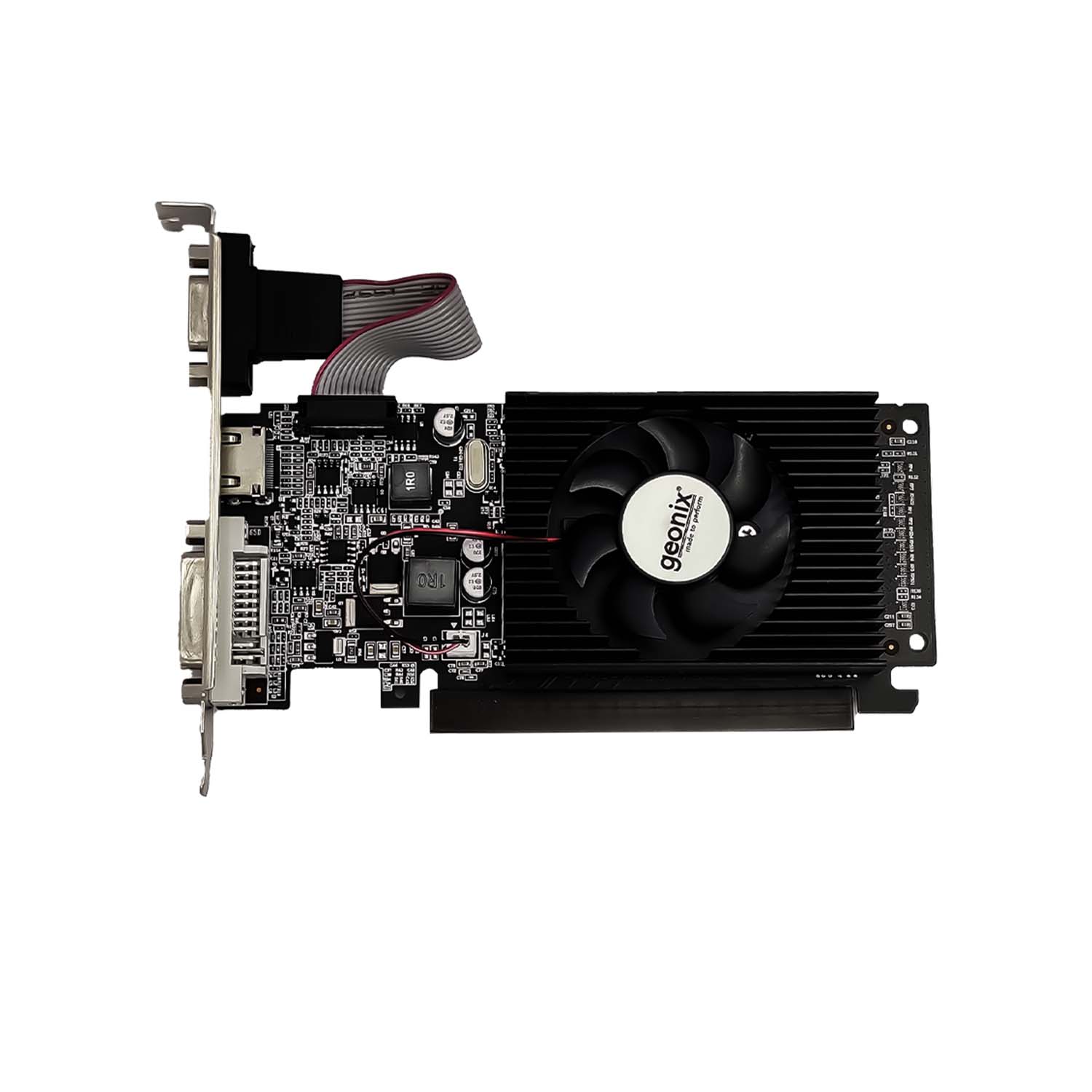GEONIX Geforce GT-610LP 2GB ddr3_sdram pci_e Memory Graphics Card | VGA/HDMI/DVI Video Output | 3 Years Warranty