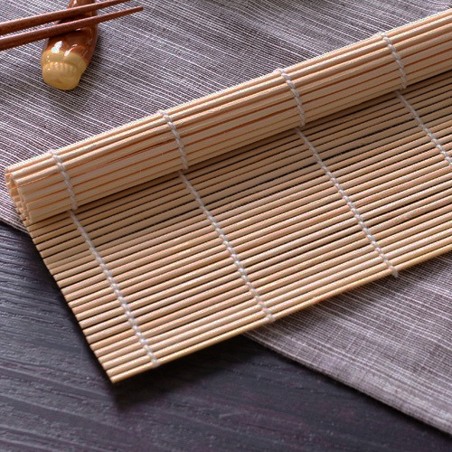 urban platter All Natural Bamboo Sushi Rolling Mat (100% Authentic Sushi Rolling Mat - 9.5 Inch x 10 Inch | Make Sushi at Home)