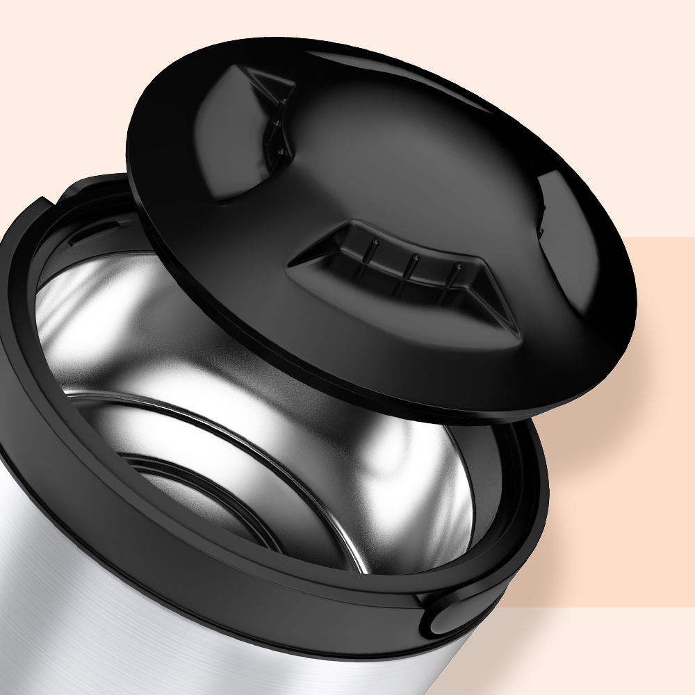 Mumma's LIFE Stainless Steel Thermoware Casserole with Lid for Roti/Chapati | Double Wall Insulated Hot Pot for Hot Meal/Chapati/Curry Set of 1 (1500ML), Silver