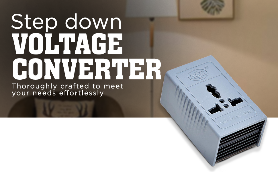 220 v to 110 v Stepdown Voltage Converter 2000 Watt USA/Canada to India,Universal 3 Pin Plug(Wave Form) (2000 Watt)