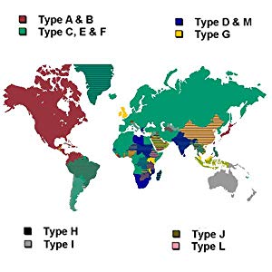 Ceptics India to South Africa, Botswana, Namibia & More (Type M) Travel Adapter Plug - CE Certified - RoHS Compliant (GP-10L)