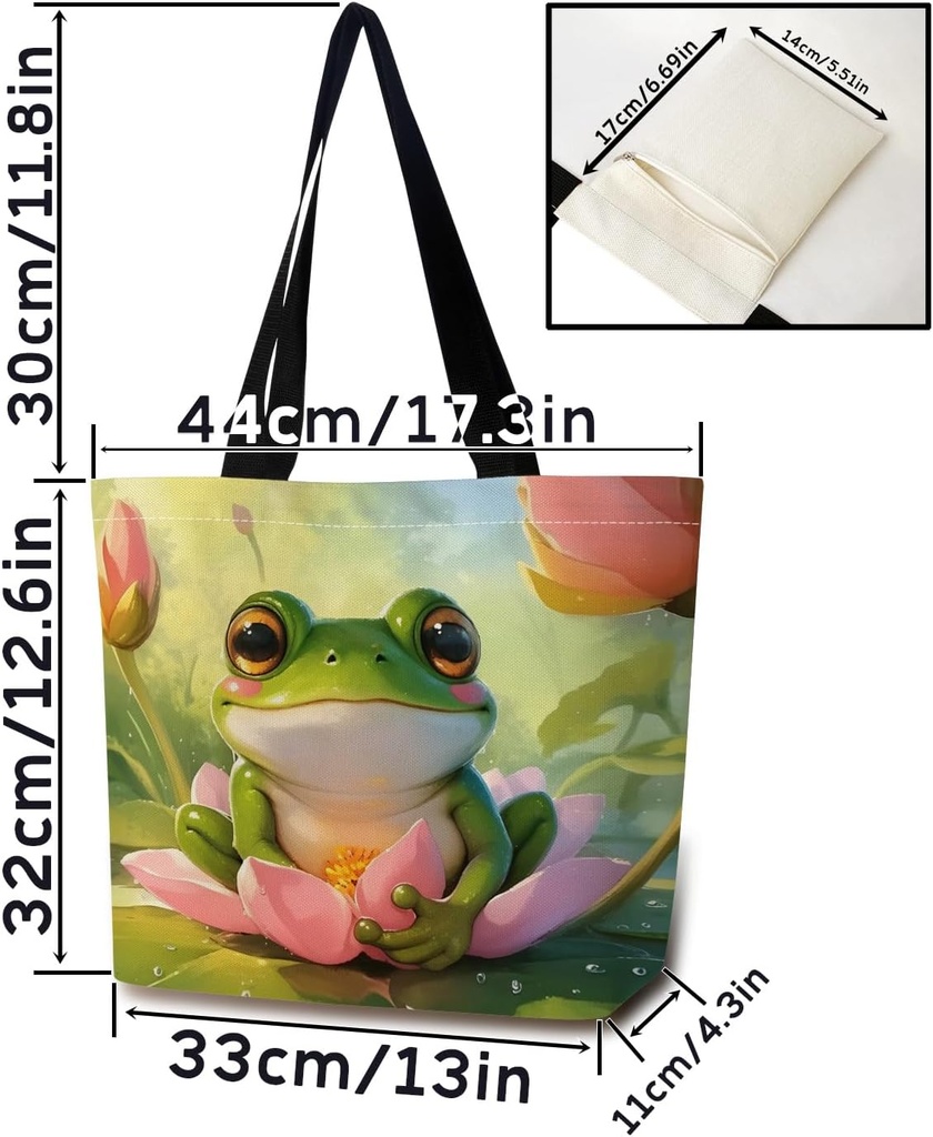lotus-flower-frog-tote-bag-reusable-groc-2.jpg