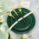 175-pieces-green-gold-plastic-dinnerware-3.jpg
