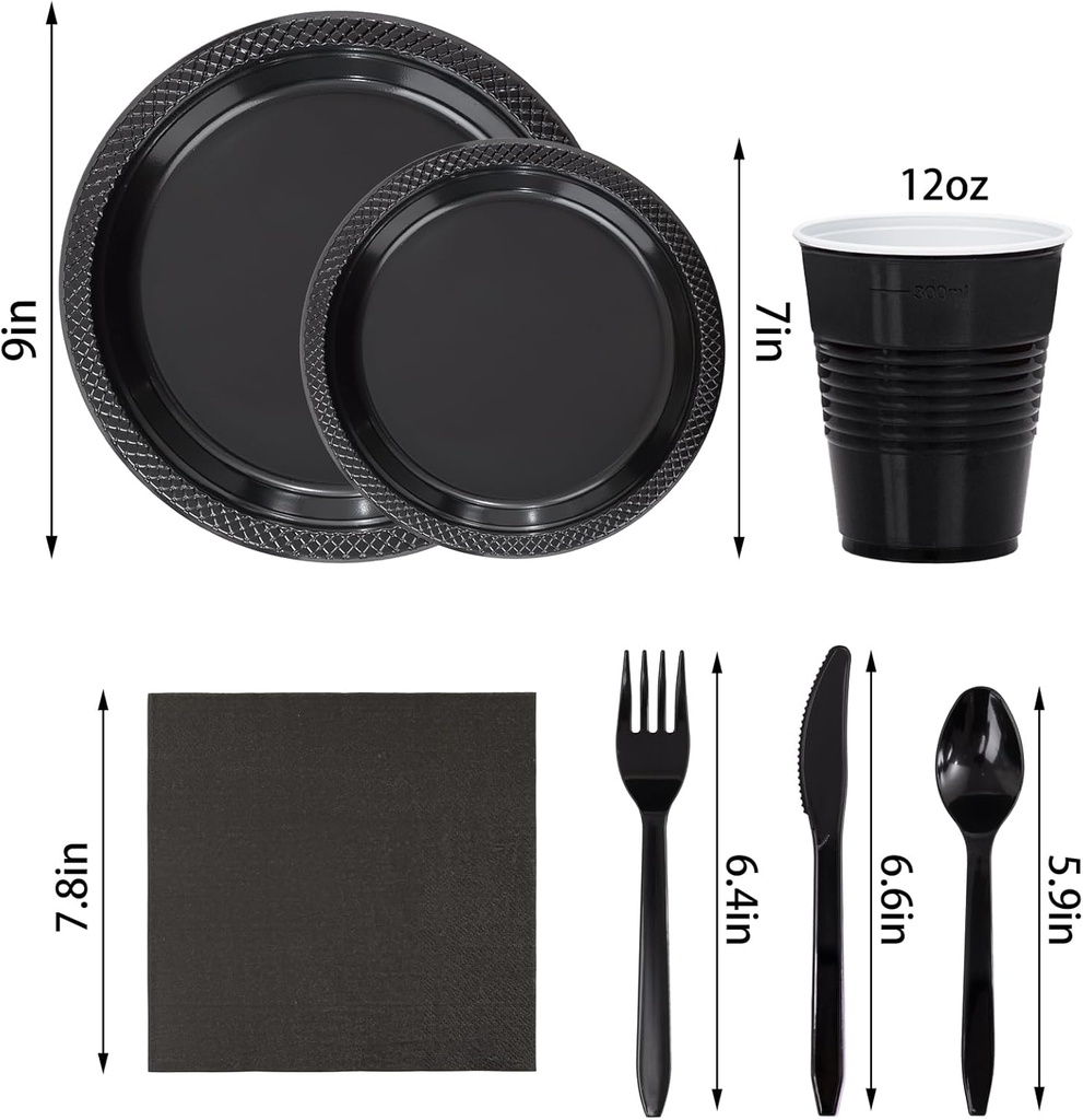 wellife-210pcs-black-plastic-plates-disp-2.jpg