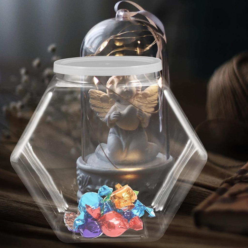 2pcs-plastic-candy-jars-lids-clear-hexag-3.jpg