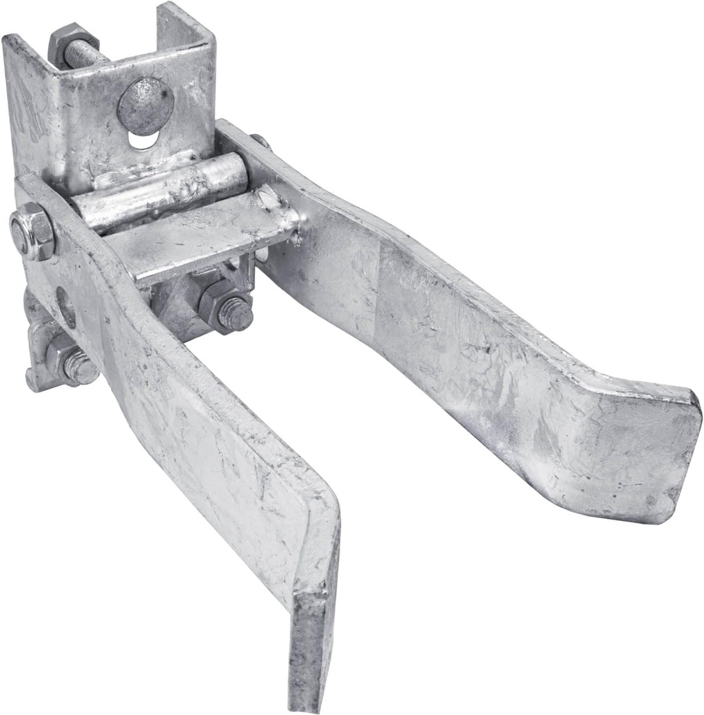 Commercial Single GATE Strong Arm Latch for 3" Fence Post - and 1-5/8" Thru 2" Chain Link or Round Pipe Gate Frames (Each)