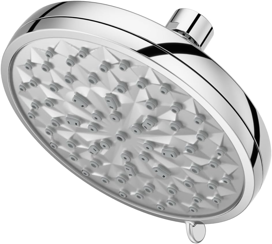 Pfister HydroFuse Shower Head, Shower Arm Not Included, 6-Function, 2.5 GPM, Polished Chrome Finish, 015HF01CC