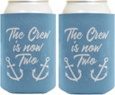 Couples Gift For Women The Crew Is Now Two 2-Pack Can Drink Thermocoolers