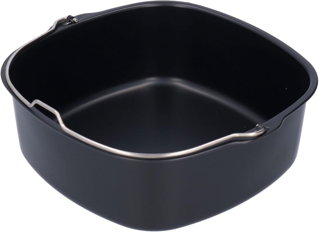 Cake Barrel, Nonstick Air Fryer Accessories Baking Iron Fryer Cake Pan Cake Barrel Fryer Accessories for HD9925 HD9860 HD9905 01 (22cm)