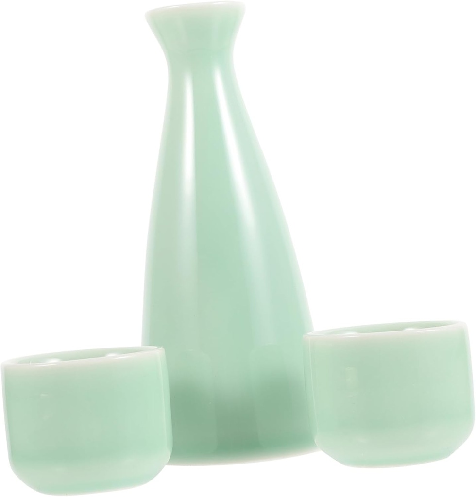 Japanese Saki Cup Bottle Set Ceramic Tea Cups Stylish Sake Drinking Set