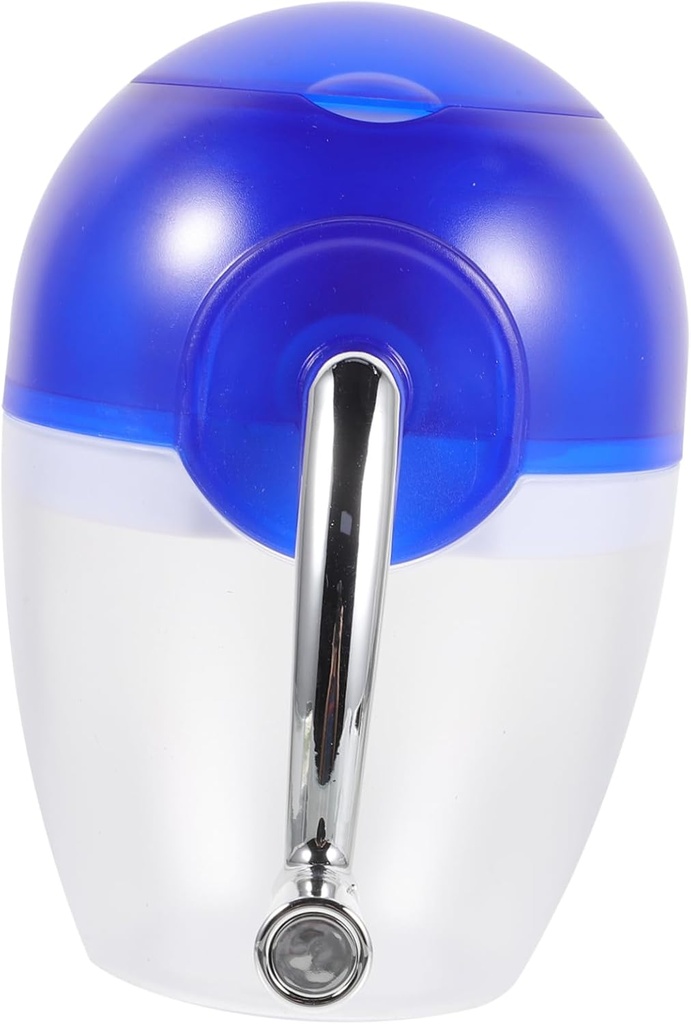 Mikinona Portable Manual Ice Shaver Machine Ice Crusher for Home Use Restaurants Desserts Efficient Hand Crank Design for Shaving