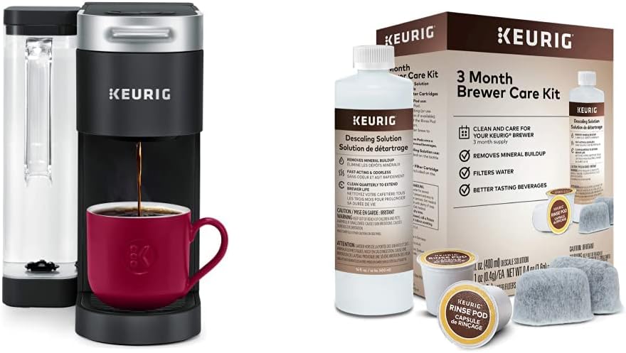 Keurig® K-Supreme Single Serve K-Cup Pod Coffee Maker (Black) 3-Month Brewer Maintenance Kit