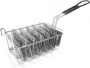 FAMKIT Taco Fryer Basket, Taco Shell Fryer, Holds 6 Shells Deep Fryer Taco Holder Basket with Grip Handle
