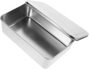Stainless Steel Bread Baking Pan with Lid Metal Baking Tray for Kitchen Oblong Oven Box with High Gloss Surface Thermal Conductivity and Scratch Resistant Bakeware for Bread and