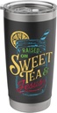 Raised On Sweet Tea & Jesus - Southern Pride Iced Tea Stainless Steel Insulated Tumbler