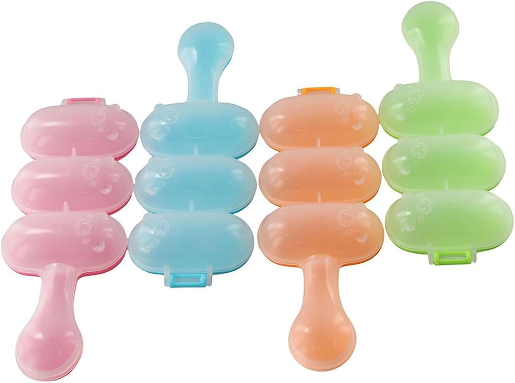 Rice Ball Shaker, 5 Pcs Ball Shaped Onigiri Molds with Mini Rice scoop, DIY Rice Ball Moulds, Sushi Maker for Kids Lunch Bento Box, Home Kitchen Lunch Gadgets(Pink/Blue/Green/Orange)