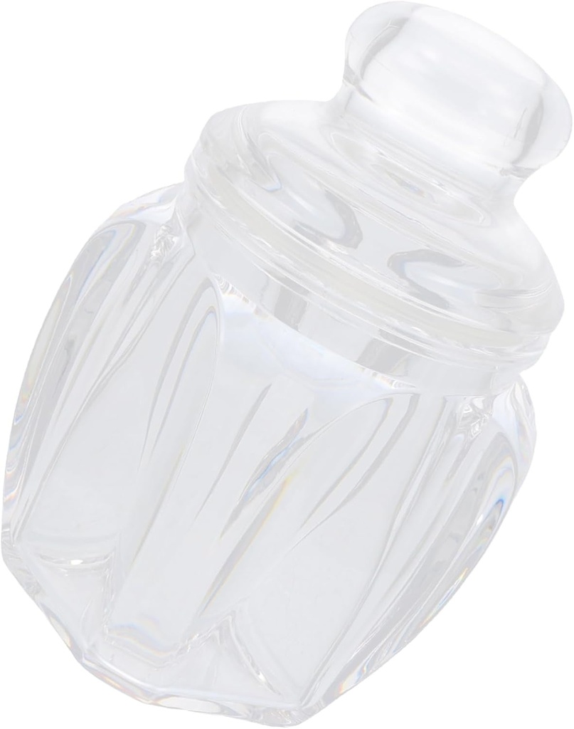 OUNONA Clear Storage Jar with Airtight Lid Transparent Container for Candy Cookies Dried Fruits and Bulk Foods Versatile Kitchen Organizer for Efficient Space Saving