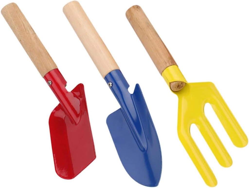BESPORTBLE 3Pcs Garden Tool Compact Metal Hand Trowel Weeding Shovel with Handles for Planting Vegetables Flowers for Soil Cultivation Work