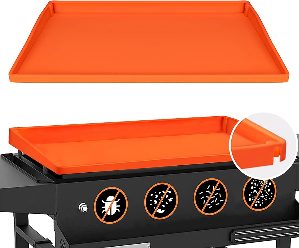 NancyL 36 Inch Silicone Griddle Cover for Blackstone, Full-Wrap 36" Griddle Mat Protective Grill for Blackstone Protector Accessories Kit, Protect from Rust, Rodents, Insects, Debris