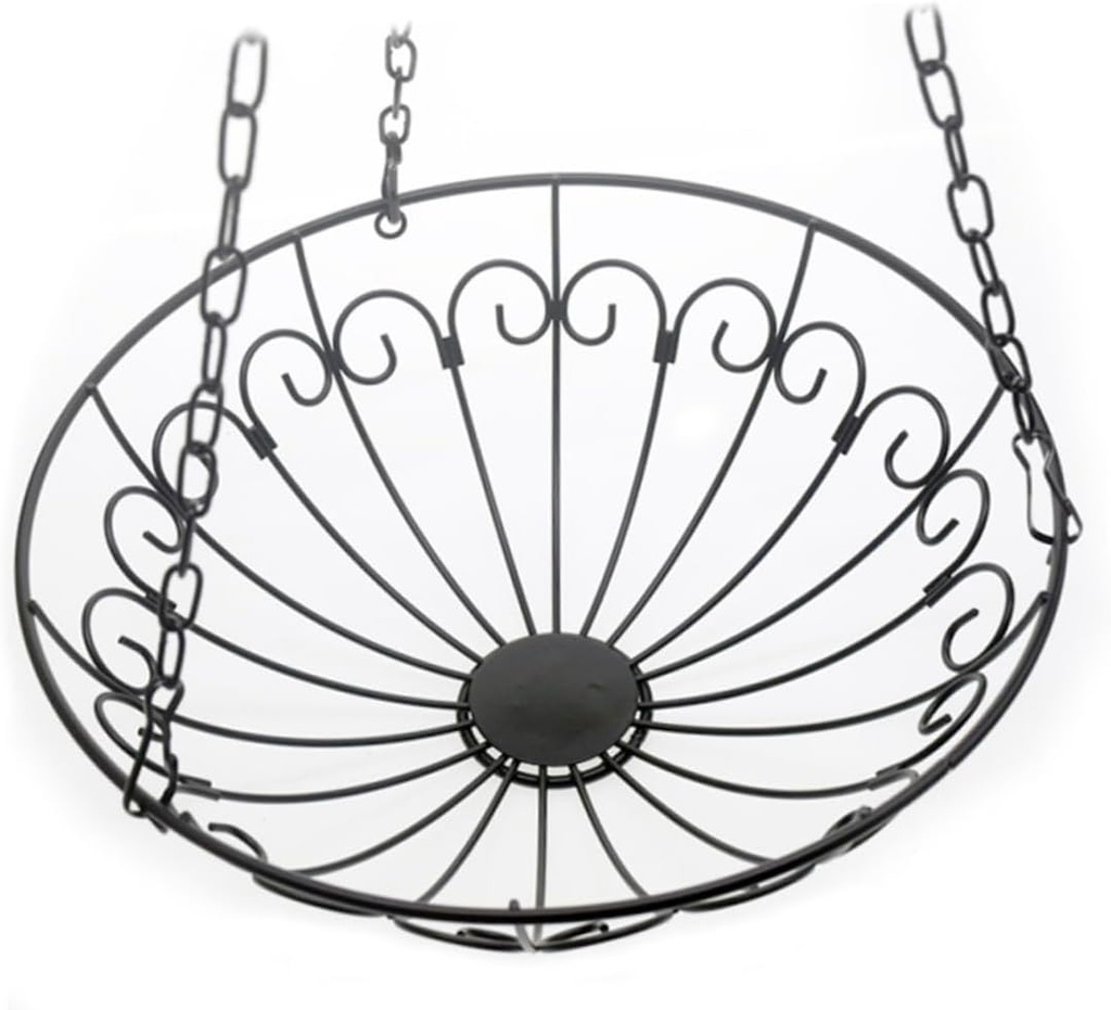 KICHOUSE European Style Iron Fruit Veggie Basket Storage Hanging Basket for Kitchen Detachable Design