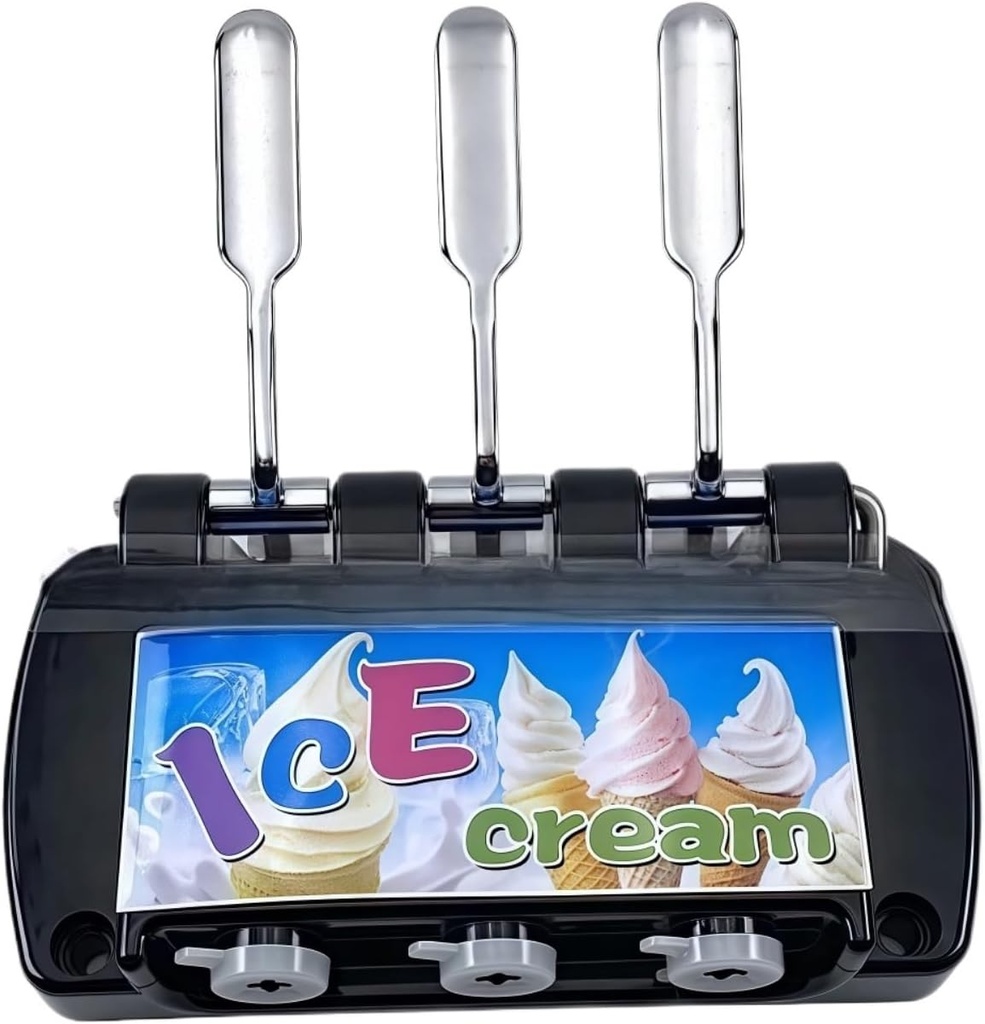 Full Set Of Front Panel With Handles Face Plate Spare Part Accessories Replacement, Compatible With MQL Soft Ice Cream Machines