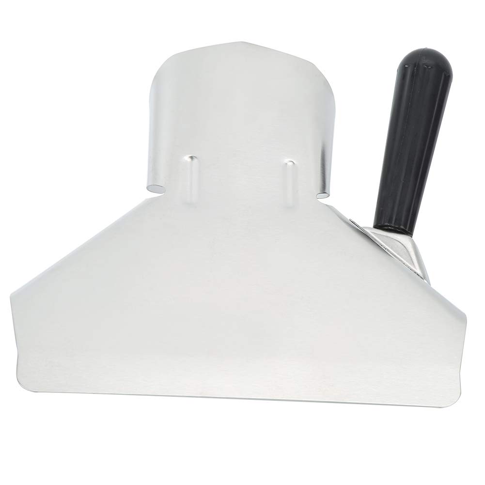 French Fry Bagger, Multipurpose Scooper,Stainless Steel Food Popcorn Chips Scoop with Handle for Commercial Restaurant Use (Single Handle)