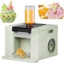 Electric Shaved Ice Machine, Mini Snow Ice Maker, Electric Snow Cone Maker, Ice Cream Maker for Restaurant, Milktea Shop, Dessert Shops Home Use Green