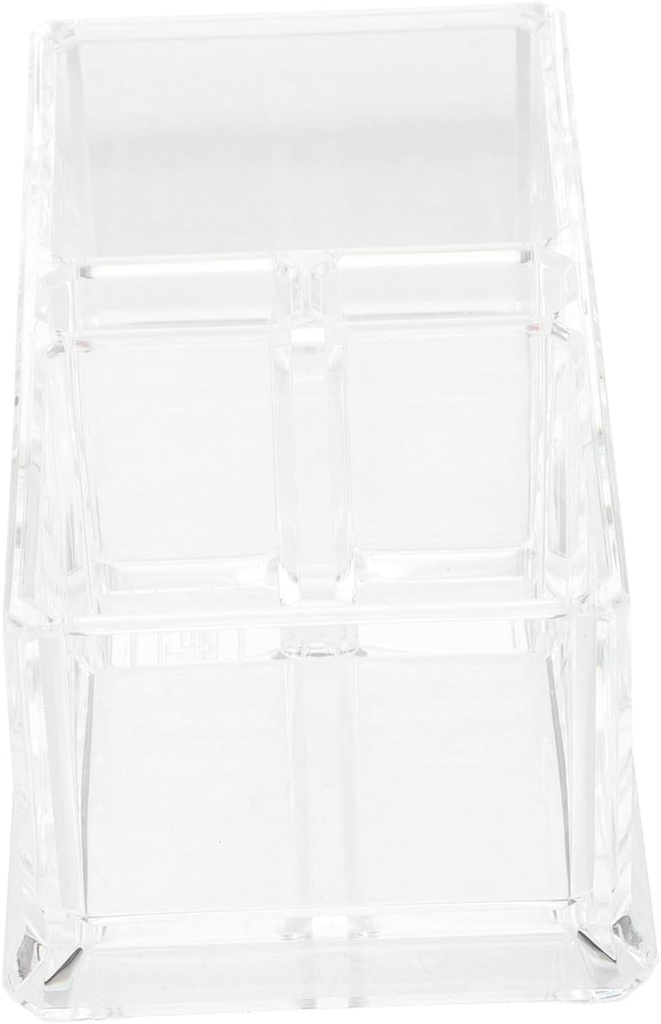 Transparent Tea Bag Organizer Box Divided Compartments for Sugar Coffee and Snacks for Home Hotel and Restaurant Use Polished Edges for Safe Handling