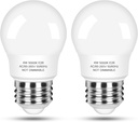 LED Refrigerator Light Bulb 40 Watt Equivalent, 120V Fridge Appliance Light Bulb 4W Daylight White 5000K, Waterproof A15 Fridge Light Bulbs 450LM, E26 Freezer Light Bulbs Non-dimmable, 2Packs