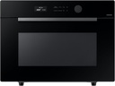 SAMSUNG 1.2 cu. ft. Countertop Convection Microwave with Air Fry, Black Glass, MC12DB8700CKAA