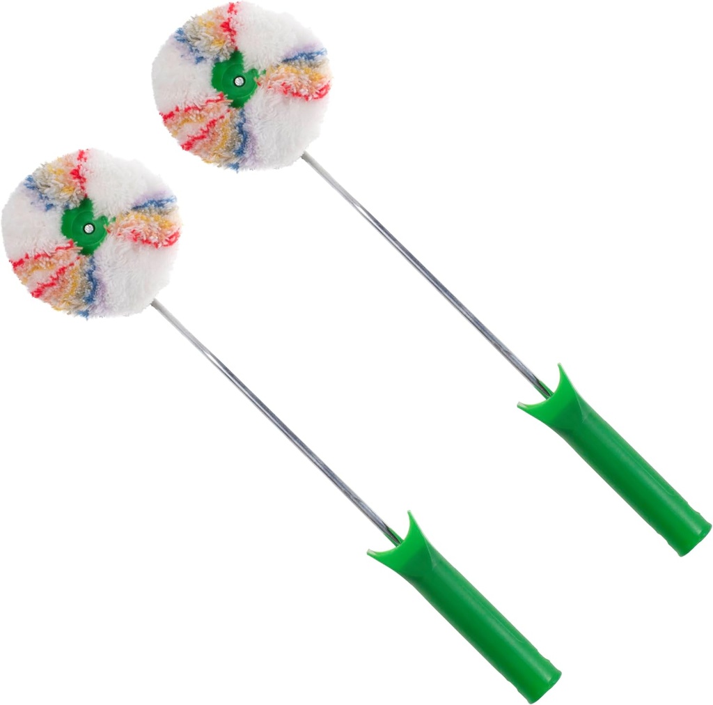 KONEX Corner Paint Roller - Longest Handle Tool for Precise Painting in Corners! Ditch Your Corner Paint Brush with This Revolutionary Solution for Painting Corners and nooks! 2-Pack