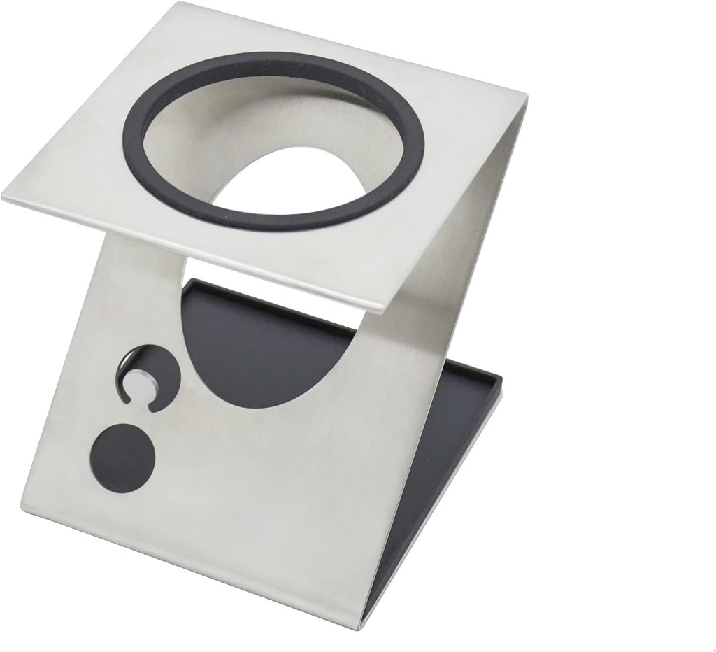 LEVIVO Holder/Drying Rack for Home Soda Maker Bottles, ys/m, Silver