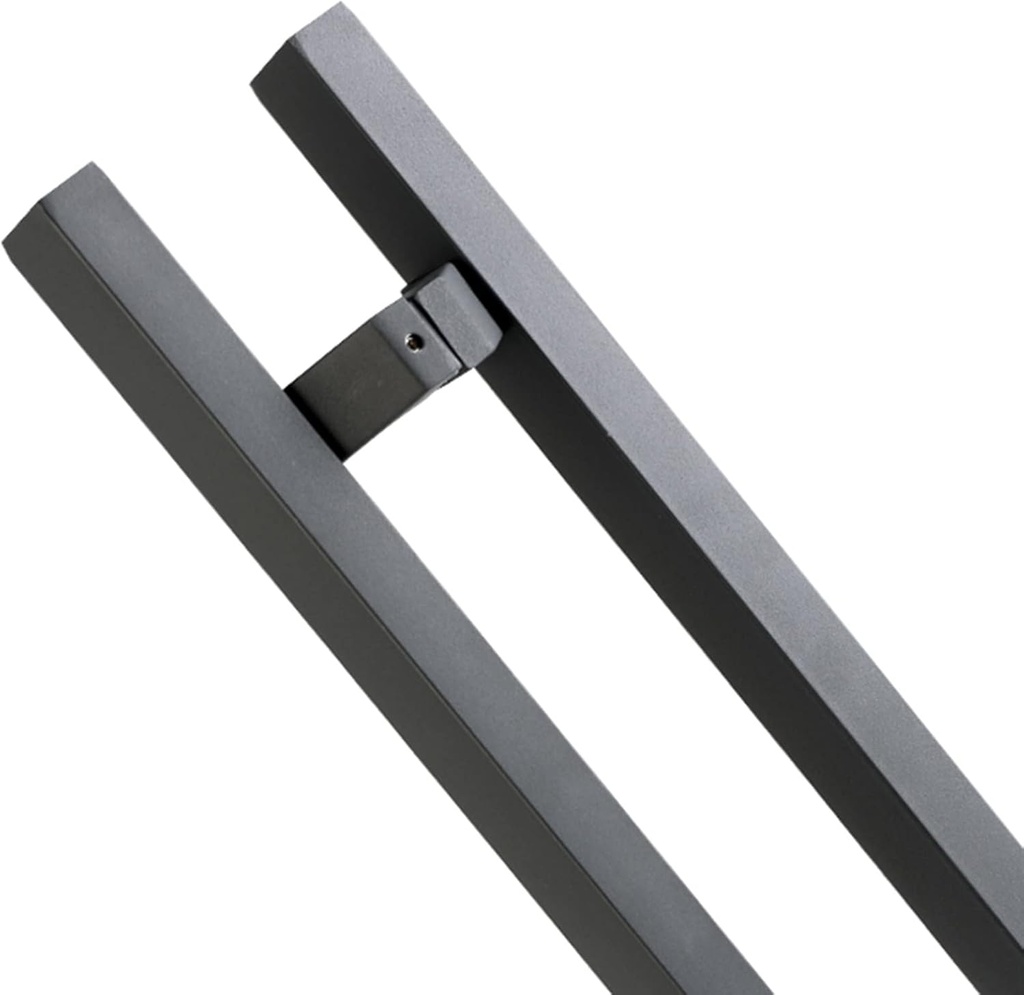 Large Commercial Pull Door Handle Rectangle, Double-Sided Sliding Barn Handle, Handle Parts Replacement Hardware Set, Stainless Steel, 80 100 120 150 cm Long