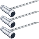 3 Pack Chainsaw Wrench 13 by 19 mm 1/2x3/4 Chainsaw Tool Chainsaw Scrench Replacement Combination Screwdriver and Wrench T Wrench Spanner Tool (3)