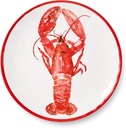 Certified International Beach House Lobster 11-Inch Melamine Dinner Plates – Set of 6, Vibrant Nautical Design, Durable, Lightweight & Dishwasher-Safe
