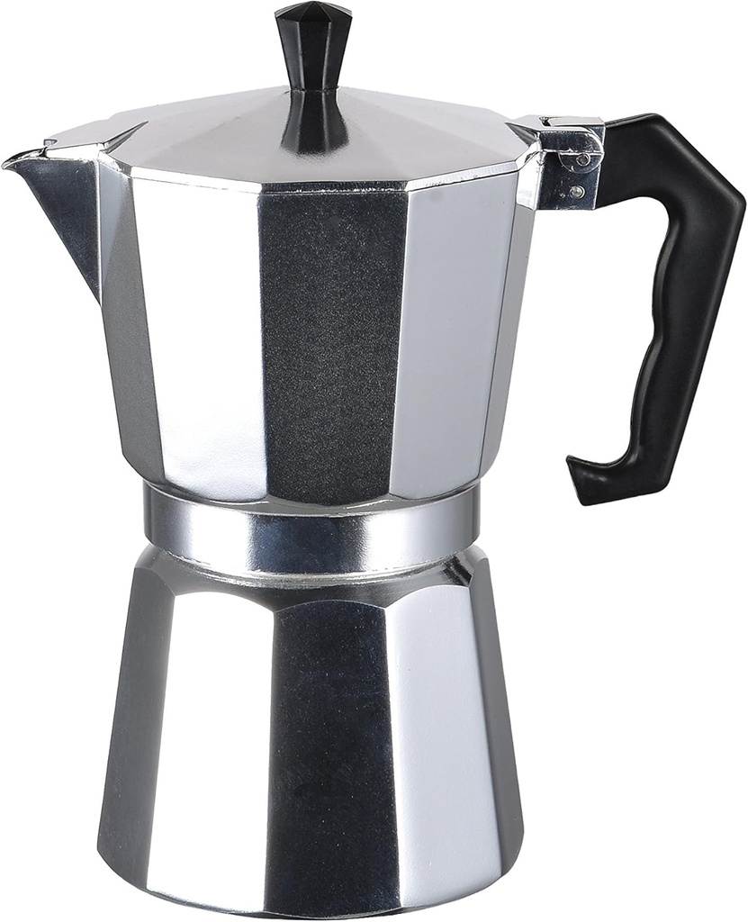 Kitchen Sense Polished Aluminum Coffee Maker 6 Cup