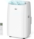 DuraComfort Portable Air Conditioner, Dual Motors AC (14,000 BTU ASHRAE) 10000 BTU SACC Cools Up to 450 Sq.Ft, with Window Kit for Easy Installation,White