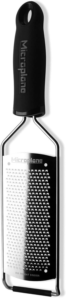 Microplane Gourmet Series Hard Cheese Grater (Fine, Black)