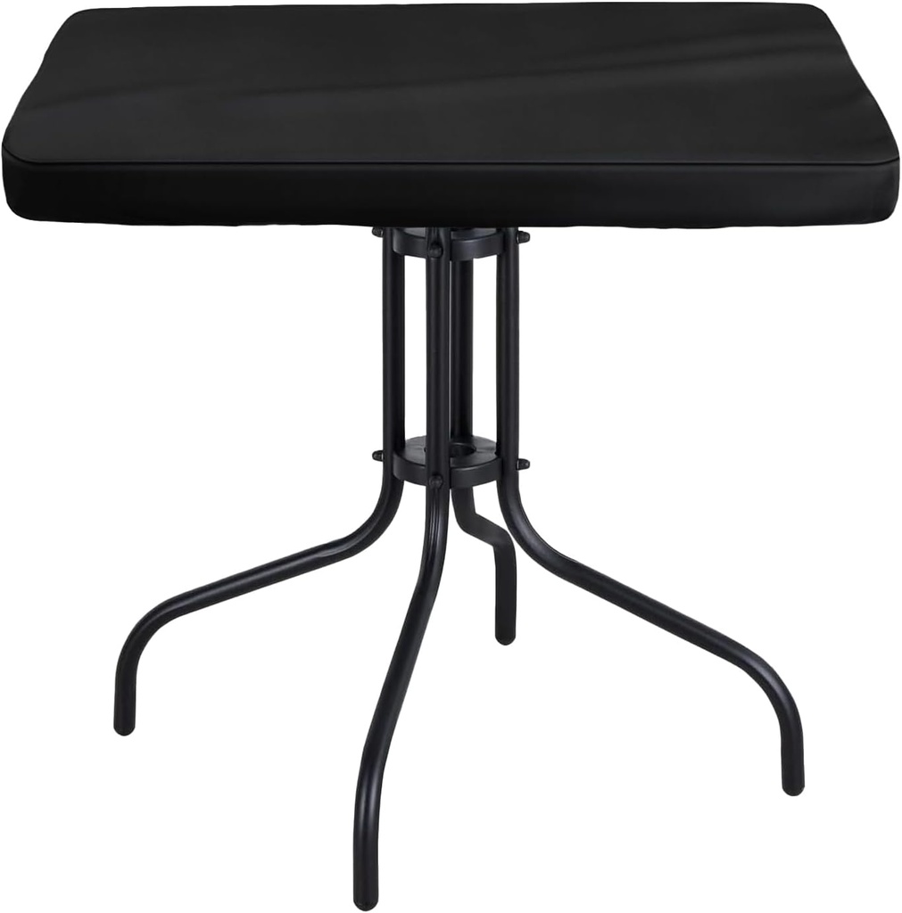 Outdoor Square Table Cover, 420D Oxford Patio Square Table Top Cover Waterproof Protector Garden Patio Furniture Covers (Black, 36"L x 36"W x 4"H)