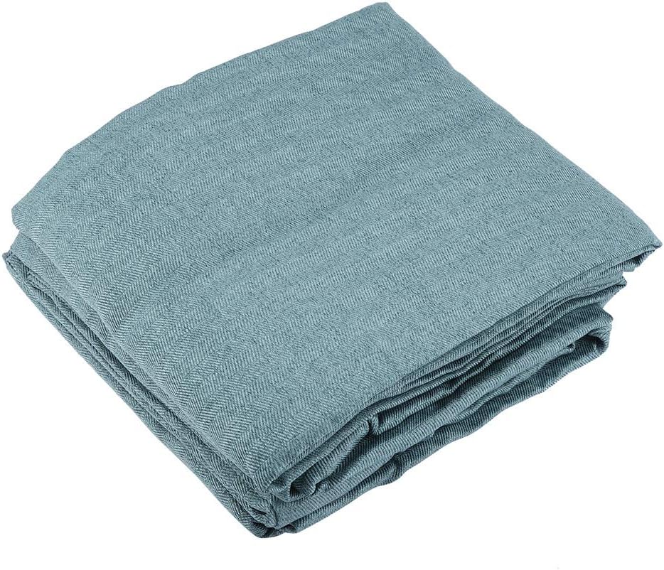 2pcs Set Sturdy Polyester Curtains, Proof Lightproof for Bedroom Living Room, Dark Green, Multiple, Reduce Air Conditioner Expense (117 * 229CM)