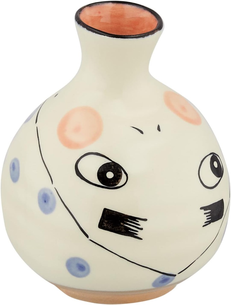 Mino Ware W20161 Sake Cup, Tokuri 2 Cups, 11.2 fl oz (330 ml), Hyottoko