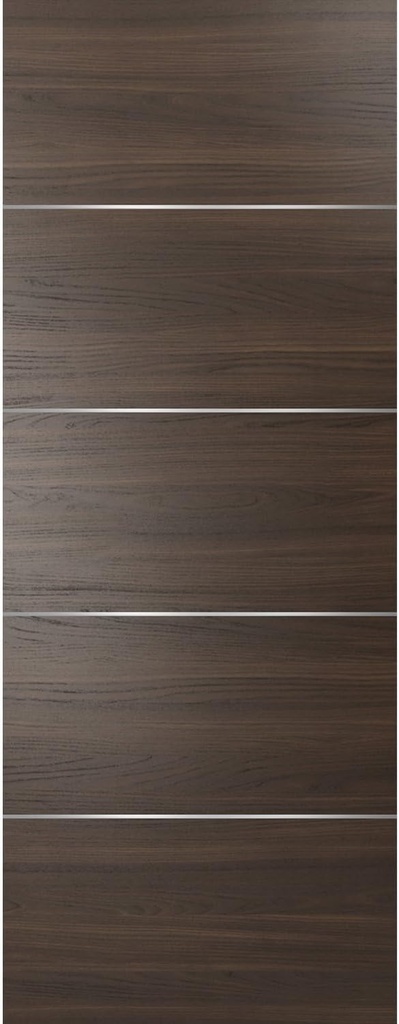 SARTODOORS Slab Barn Door Panel | Planum 0020 Chocolate Ash | Sturdy Finished Doors | Pocket Closet Sliding-36 x 84"