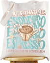 WZMPA Espresso Tote Bag Song Lyric Fans Gift That's That Me Espresso Shoulder Bag Singer Concert Merch